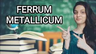 FERRUM METALLICUM HOMOEOPATHIC MEDICINEEXPLAINED WITH ALLEN KEYNOTES DRDEEKSHA [upl. by Saltzman826]