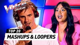 Sensational MASHUPS amp LOOPING Artists on The Voice [upl. by Laban]