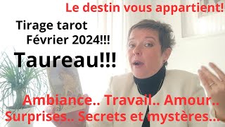 Tirage tarot Février 2024 pour le Taureau [upl. by Andee479]