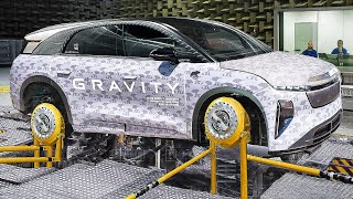 Diabolical Suspension Test in US Factory  Inside Lucid Motors Production Line [upl. by Ahsekan]