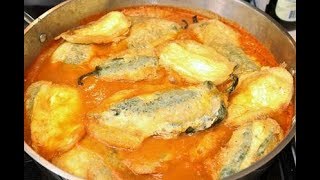 CHILES RELLENOS DE QUESO O CARNE MOLIDA ESTILO8A [upl. by Eilojne]