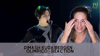 DIMASH Kudaibergen  OLIMPICO Ogni Pietra  First Time Reaction [upl. by Dippold]