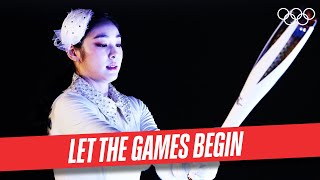 Yuna Kim lights PyeongChang 2018 Cauldron 🔥 [upl. by Boles95]