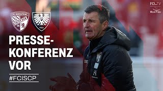 Schanzer Pressekonferenz vor FC Ingolstadt 04 vs Preußen Münster [upl. by Ennazus]