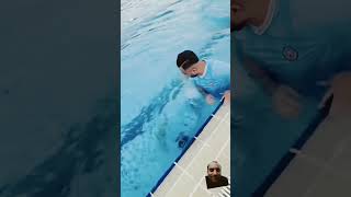 chota baijan swimming game😎 swimming challenge viralvideo trending shortfeed shorts daku [upl. by Jorgensen]