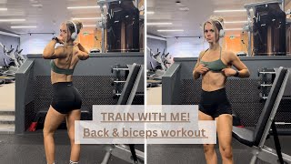 TONED BACK SMALL WAIST WORKOUT  train with me real raw footage 30 days of wellness [upl. by Gaskill]