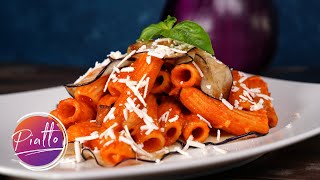 PASTA alla NORMA  Ricetta SICILIANA con MELANZANE e RICOTTA  Primo Piatto GUSTOSISSIMO [upl. by Sefton]