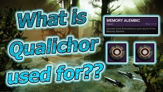 What do you Use Qualichor for How is Qualichor Obtained  Destiny 2 Season of the Risen [upl. by Marchall]