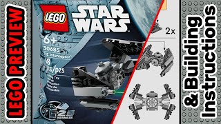 PREVIEW 30685 LEGO Star Wars TIE Interceptor MiniBuild​ amp Building Instructions LEGO 2024 [upl. by Erin940]