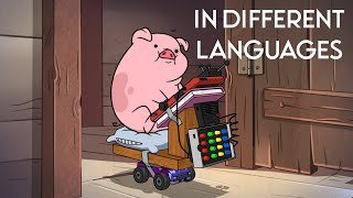 Gravity Falls  Waddles talks in DIFFERENT LANGUAGES [upl. by Addam112]