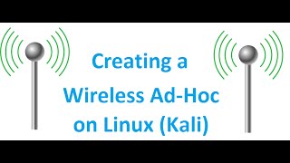 Wireless AdHoc Network using Edimax 24Ghz on Linux Kali [upl. by Gagne]