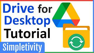 How to use Google Drive for Desktop  2024 Tutorial [upl. by Anemolihp927]