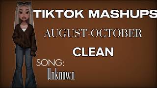 TIKTOK MASHUPS AUGUSTOCTOBER DANCES 2023  CLEAN  SONG NAMES ADDED [upl. by Ettedranreb]