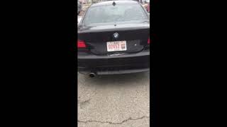 BMW 545i straight piped accelerationcold startrevs [upl. by Lucky821]