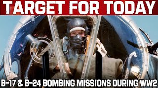 Target For Today  Original Upscaled B17 Flying Fortress And B24 Liberator Training Video [upl. by Eaneg268]