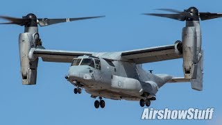 V22 Osprey Demonstration  MCAS Yuma Airshow 2019 [upl. by Bortman]