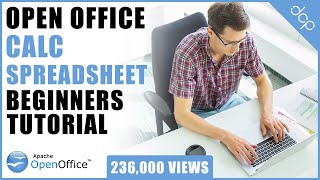 Open Office 4 Calc Spreadsheet Beginners Tutorial [upl. by Emor]