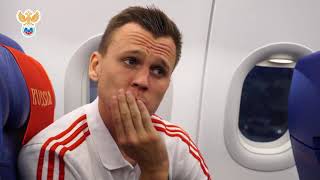 Denis Cheryshev Post Match Interview Russia Vs Croatia 2018 FIFA World Cup [upl. by Eimorej]