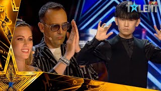 Un mentalista gana el PASE DE ORO tras su rechazo en China  Audiciones 4  Got Talent España 2021 [upl. by Lewendal]