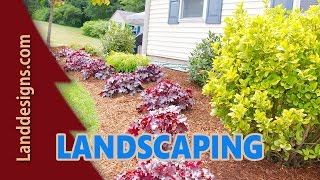 QUICK EASY FRONT YARD LANDSCAPE DESIGN IDEAS [upl. by Sybilla]