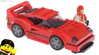 LEGO Speed Champions Ferrari F40 review 75890 [upl. by Aid]