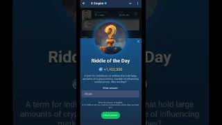 X Empire Riddle of the Day  October 10  shorts [upl. by Byron]