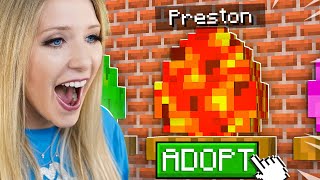 So I Adopted PrestonPlayz in Minecraft [upl. by Haidabez]