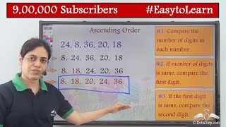 Arranging Numbers in Ascending and Descending order  5 digits  Class 3  CBSE  NCERT  ICSE [upl. by Rossing]