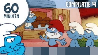 60 minuten Smurfen • Compilatie 4 • De Smurfen [upl. by Airtemak]