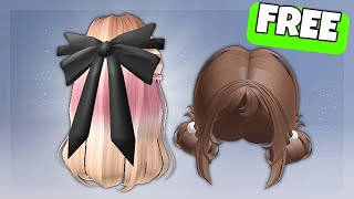 2 FREE HAIR ON ROBLOX [upl. by Irolav]