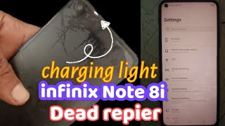 infinix Note 8i dead repierinfinix note 8i charging light solutioninfinix note 8i charging symbol [upl. by Ythomit]