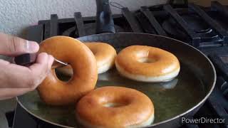 Receta para un kilo de donas esponjosas  como se hace la masa para donas paso a paso [upl. by Ansela]