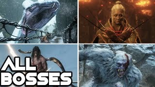 Sekiro Shadows Die Twice  All Bosses [upl. by Nytsirc609]