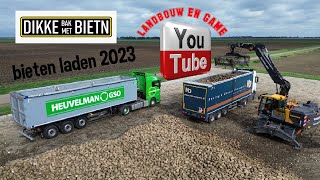 bieten laden Bellingwolde bietencampagne 2023 start Mechielsen Oldehove BV Volvo EW180E Groningen [upl. by Jeffers]