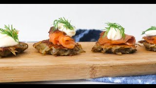 RECIPE Boxty with Smoked Salmon amp Creme Fraiche [upl. by Tanny]