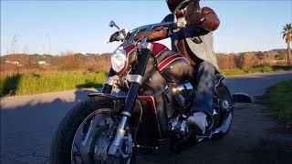 SUZUKI VZR 1800 INTRUDER  M109R Thunderbike test ride by Rouch Bobbers [upl. by Docile]