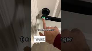 You can unlock this fingerprint door lock in so many ways 💯 😎home smarthome dreamhome viral [upl. by Winifred]