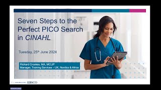 Seven Steps to the Perfect PICO Search in CINAHL [upl. by Doble207]