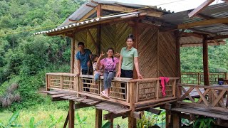 Lawn Clearing Process New Home Completion Celebration Lunch Cooking Cooking Pork Bran  Family [upl. by Winifred]