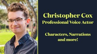 Christopher Cox  Voice Acting Demo Reel [upl. by Nedra]