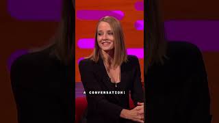 Jodie Fosters TERRIFIED of Anthony Hopkins😨 Shorts [upl. by Acirretahs]