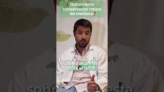 Tratamiento rotura de menisco ✅ sin operación Dr Benjumea  Clínicas H3 [upl. by Carrnan]