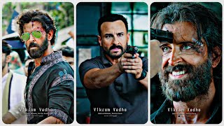 Vikram Vedha Whatsapp Status  Hrithik Roshan amp Saif Ali Khan  Vikram Vedha Movie  4k Status [upl. by Savart390]