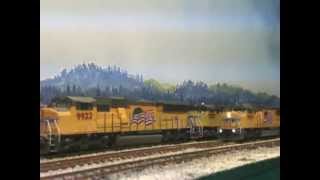 Union Pacific SD59MX SD59M2  UP 9915 HO Scale Model Locomotive [upl. by Yereffej852]