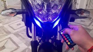 🚨COCUYOS LED RGB T10🚨  PULSAR NS160🏍🔥 [upl. by Gian141]