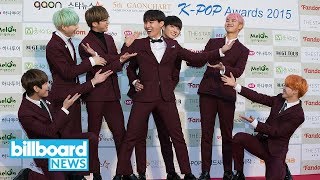 BTS Earns First Grammy Nomination for Best Recording Package  Billboard News [upl. by Hadsall585]