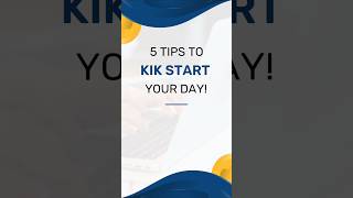 5 best tips to kickstart your day productive shorts trending [upl. by Eiramait35]