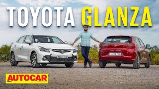 2022 Toyota Glanza review  Brother from another mother  First Drive  Autocar India [upl. by Wheaton]