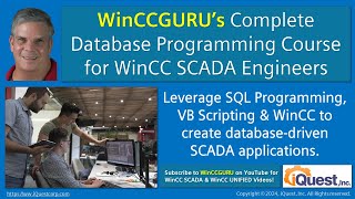 Intro SQL Database Programming for WinCC SCADA Engineers Course on Udemy [upl. by Einreb]