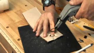 Twist Lock  Common Sense Fastener Eyelet Installation by Hand [upl. by Axe]